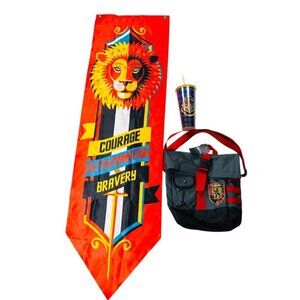 Harry Potter Gryffindor Backpack Set Tumbler Crest Banner